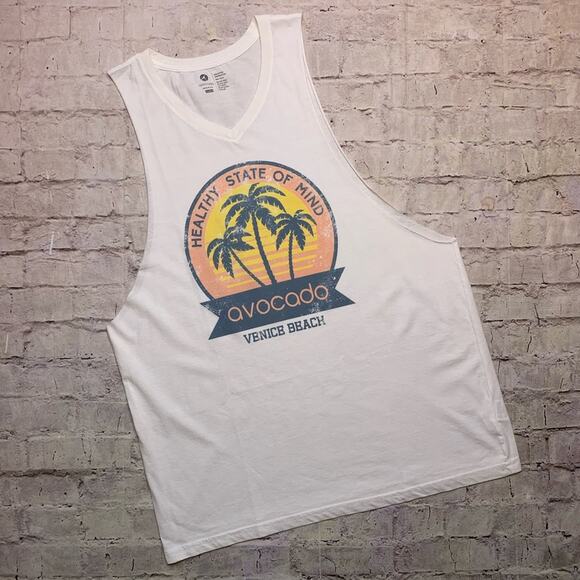 Avocado Graphic Muscle Tank - Picture 1 of 6